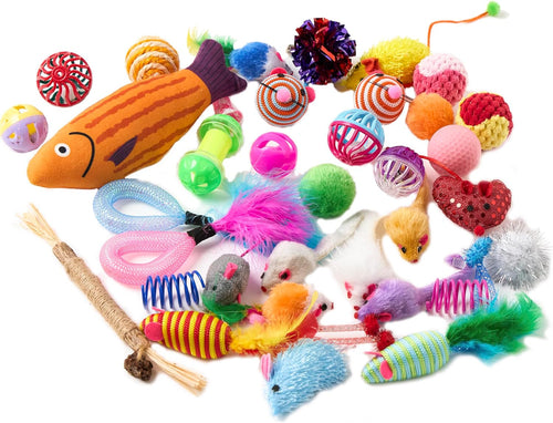 Cat Toys Variety Pack for Kitty 20 Pieces
